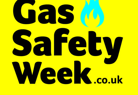 The Gas Safety Week logo with strapline 'Keeping our nation safe'