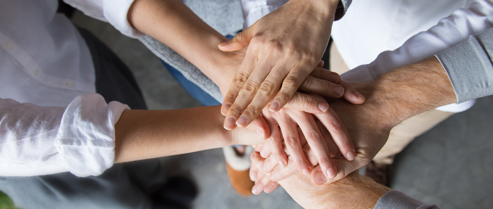 Group Of Hands Together