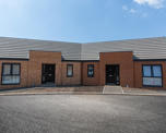 Exterior shot of bungalows