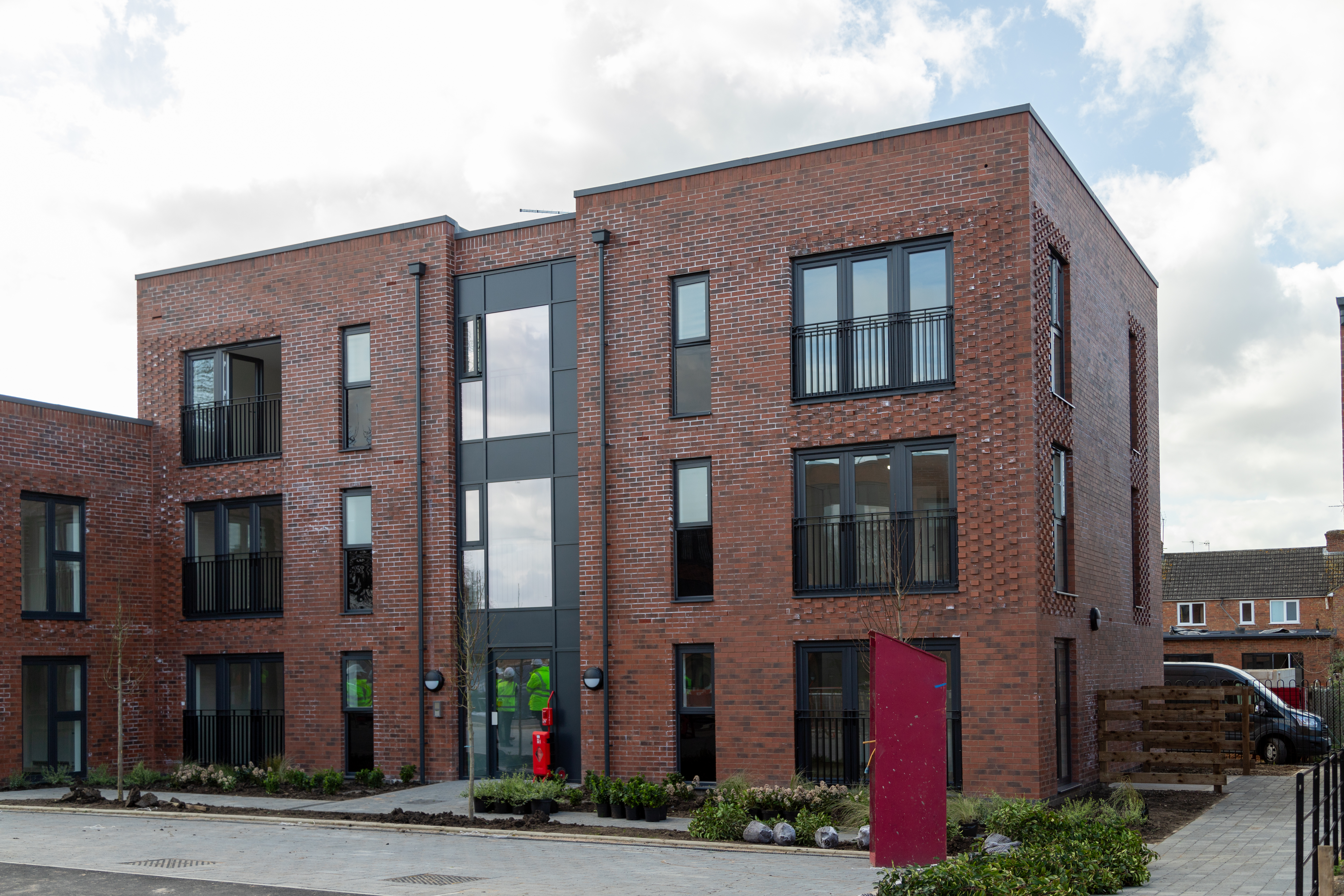 Image of outside of an apartment block