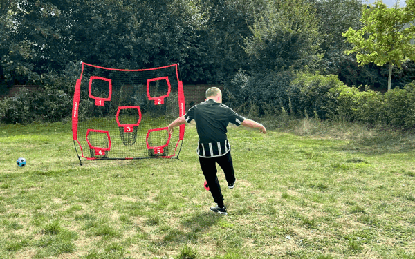 Child Playing Football