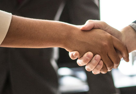 Business People Shaking Hands