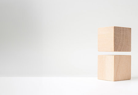 Two Wooden Blocks Banner