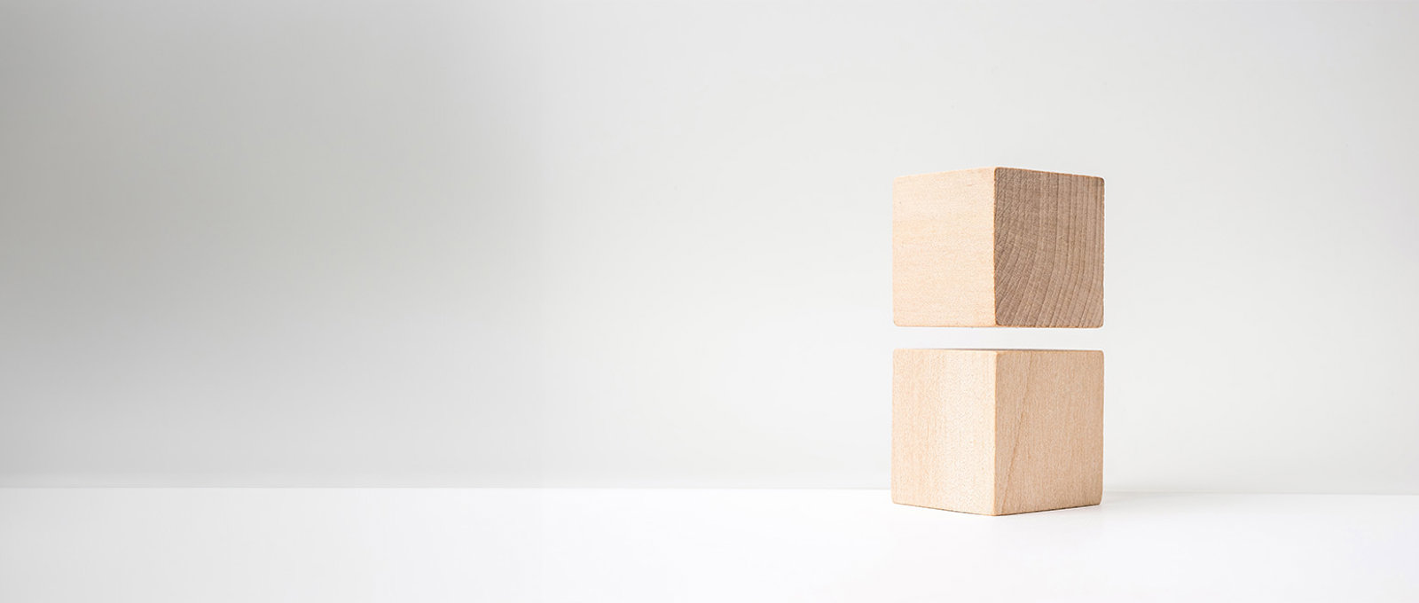Two Wooden Blocks Banner
