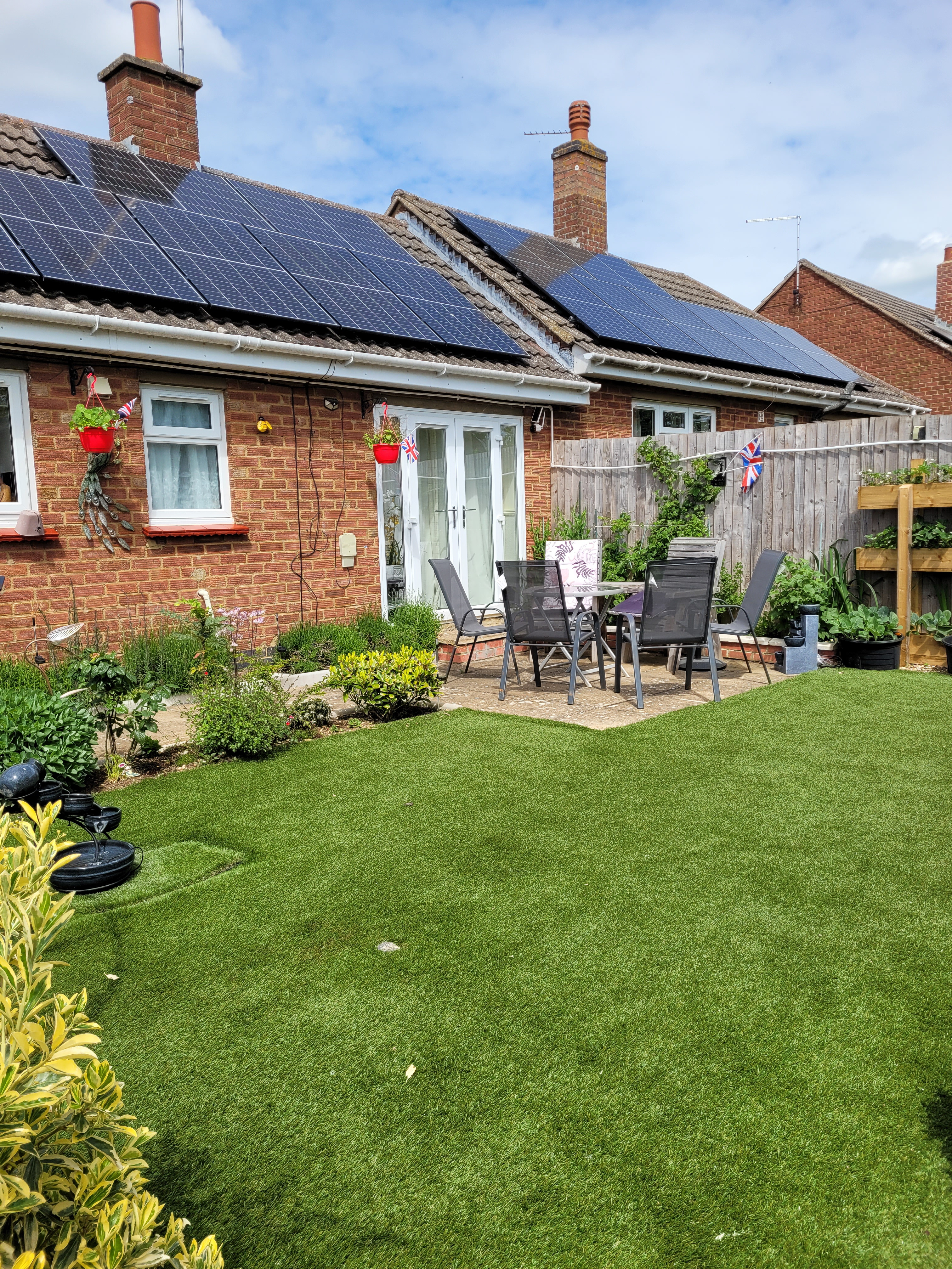 Photo of a customer's garden