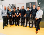 Futures colleagues in a group photo at Derby college
