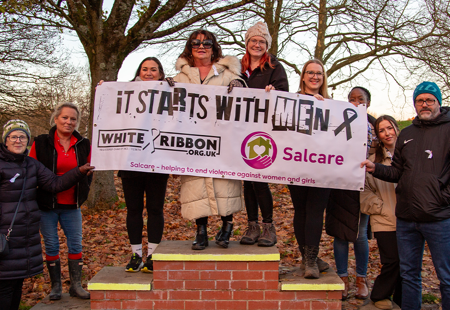 White Ribbon Banner