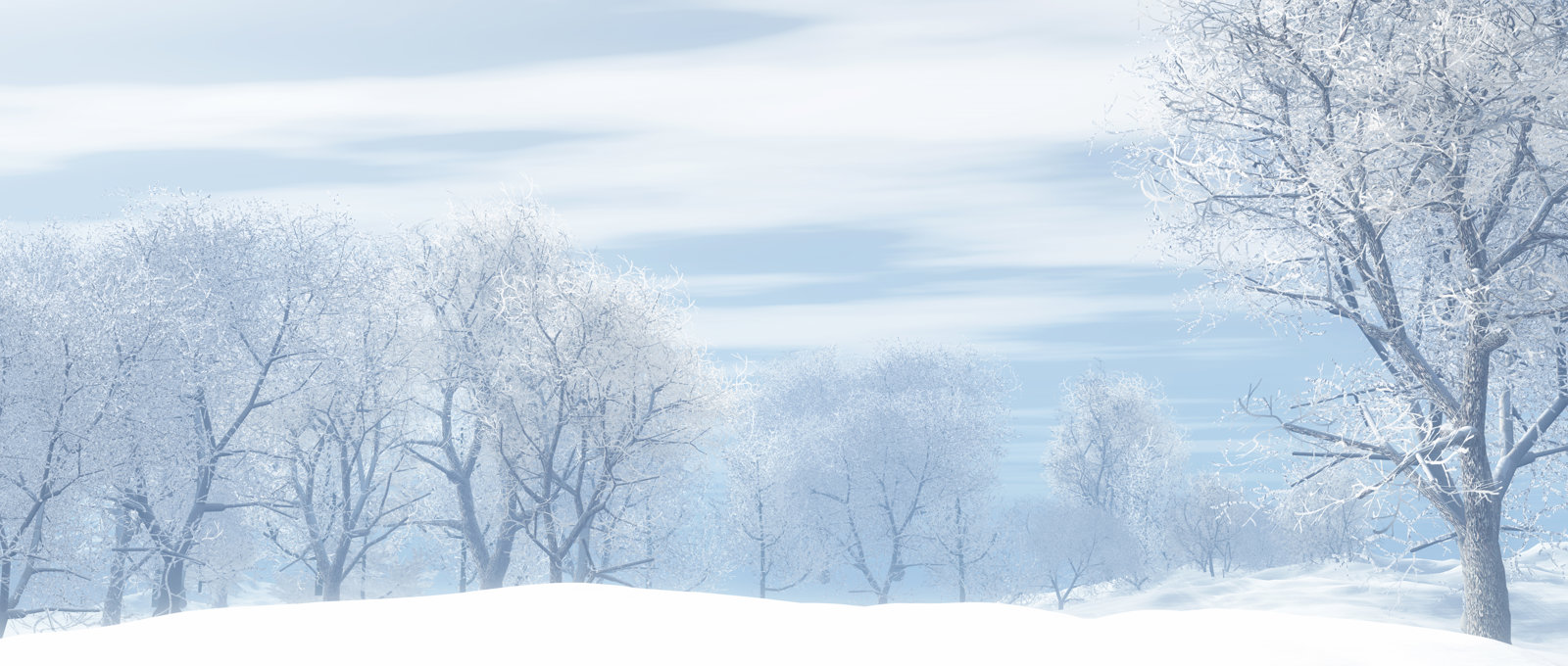 CGI image of a snowy outdoors scene